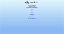 Desktop Screenshot of m.linkblots.com